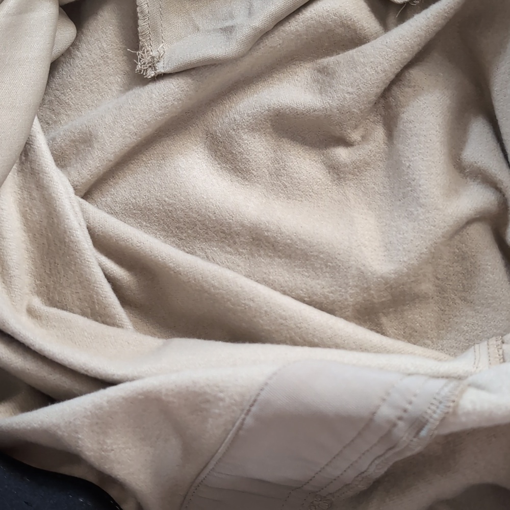 Men's Size 3X Vively Fleece Lined Khaki Elastic Drawstring Waist Athletic Pants - Picture 6 of 12